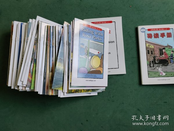 RAZ分级阅读 A Reading A-Z Leveled Books ·J共存77册包括在（1-85）之间的75本及导读手册，quick check各一本