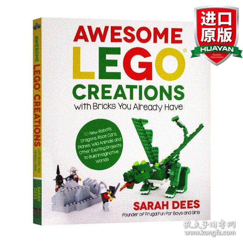 英文原版 Awesome LEGO Creations with Bricks You Already Have50个超棒的乐高创意搭建 英文版 进口英语原版书籍