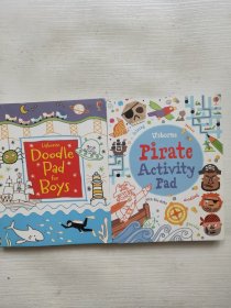 Doodle Pad for Boys、Pirate Activity Pad 两本合售