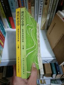 现代社会学:基本内容及评析（上下册）