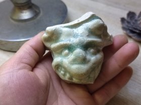 宋 湖田窑影青大型香炉，大兽足瓷片标本