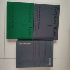 2020湖南高校毕业季美术作品展作品集（大16开，2本合售）有外盒