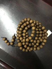 清代老沉香108颗佛珠！保真沉香！香味浓郁！