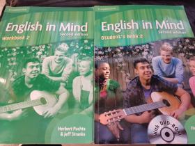 English in Mind Level 2 Students Book with DVD-ROM Workbook【含光碟一张】