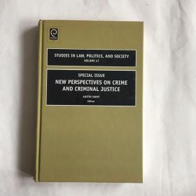 现货 库存书 Studies in Law, Politics, and Society VOLUME 47  SPECIAL ISSUE NEW PERSPECTIVES ON CRIME AND CRIMINAL JUSTICE