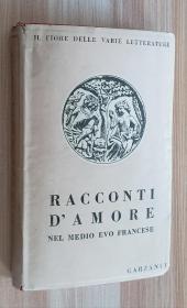 意大利语书 Racconti d'amore nel medio evo francese