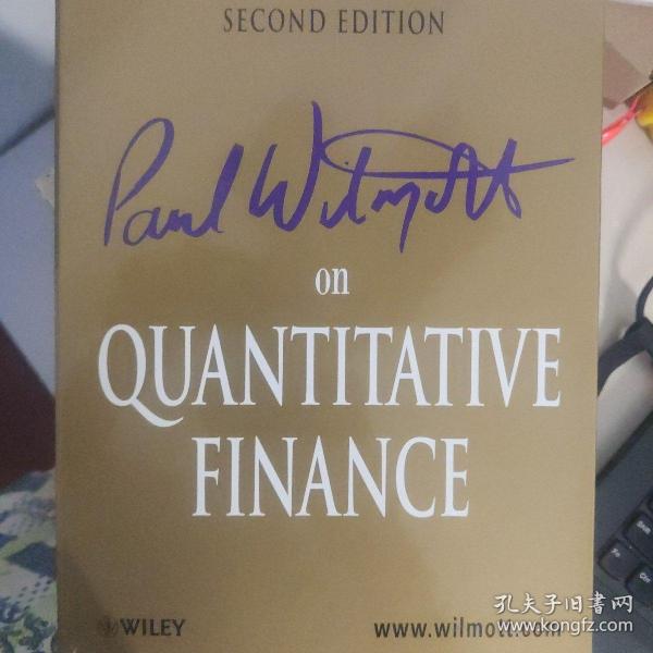 Paul Wilmott on Quantitative Finance 3 Volume Set 3合一