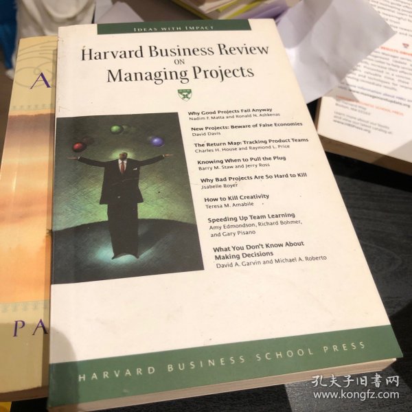 Harvard Business Review ON Managing Projects