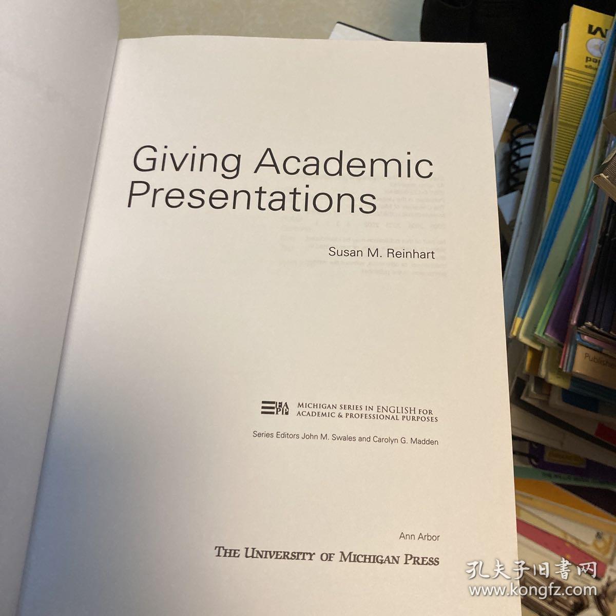 Giving Academic Presentations