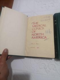 THE MEDICAL CLINICS OF NORTH AMERICA（北美的医疗诊所）1987全年精装合订2册全