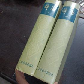 辞海 上中，2册合售,3.9kg——s3
