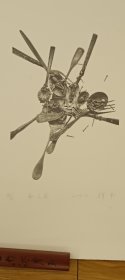 著名超写实油画家冷军i版画匙之花