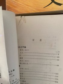 《沈从文文集》八册，全12册，（缺1、2、3、6）