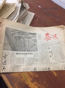 秦俑 1985年5月 报纸