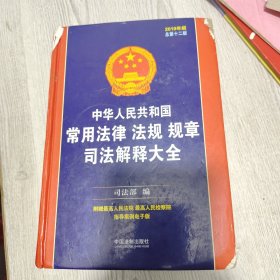 中华人民共和国常用法律法规规章司法解释大全（2019年版）（总第十二版）