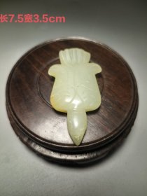 战汉白玉鸟挂件