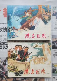 《渔岛怒潮》（上下），上世纪70年代初江西人民出版社经典连环画。丁世弼代表作。