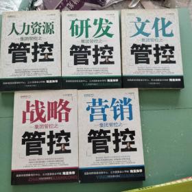 集团管控之:战略管控，营销管控，文化管控，研发管控，人力资源管控【5本合售】