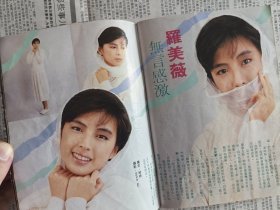 梅艳芳陈百强谭咏麟陈慧娴罗美薇罗慧娟刘嘉玲李赛凤李美凤任达华柏安妮黎明余剑明米老鼠beyond黄家驹药师丸博子迈克尔杰克逊…开心杂志香港明星电视周刊写真集（缺页书.所见即所得）。