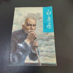 白鹿原 1993年2印 后书皮有一张简报