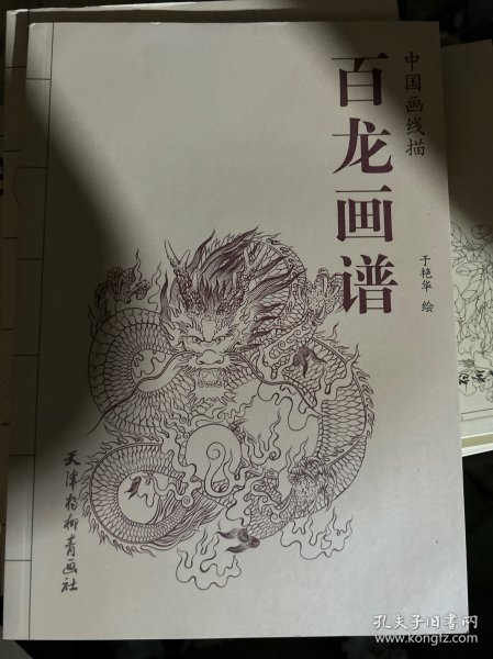 中国画线描：百龙画谱