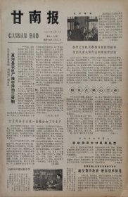 甘南报1981年9月19日