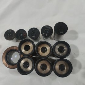 显微镜目镜物镜镜头12个