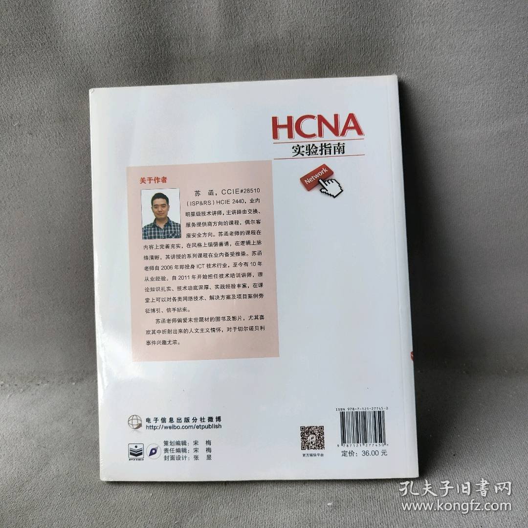 HCNA实验指南 苏函 电子工业出版社