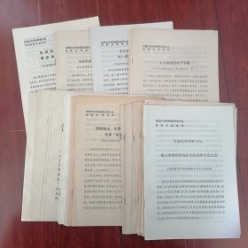 (1991年)全国文化系统表彰先进大会经验交流材料 共40份合售（自然旧 看实拍图片自鉴免争议 本资料售出后不退）