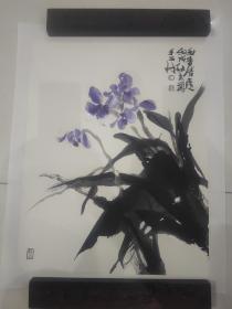 画院流出名家字画。于世林。42*53 托片
​于世林，祖籍辽宁，现居北京。中国美术家协会会员、一级美术师、中国民主建国会会员、首都博物馆画院花鸟画创作室画家、于世林大写意花鸟画写生创作班导师。毕业业于鲁迅美术学院、清华大学美术学院全国美术理论研究与书画创作高研班、北京台湖国画院八贤工作室。曾多次参加中国美协主办的展览并获奖。