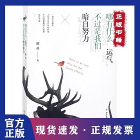 哪有什么运气 不过是我们暗自努力 9787531741664
