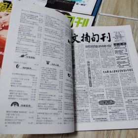 文摘旬刊（2009年3月，第10期封面人物：高圆圆）