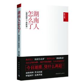 湖南人怎么了：湖南城市十四脸谱(插图版)(北读莫言高密东北乡, 南看徐志频湖南脸谱)