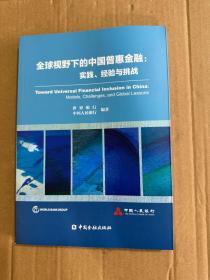 全球视野下的中国普惠金融：实践、经验与挑战