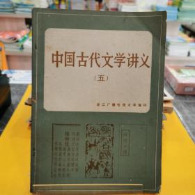 中国古代文学讲义5
