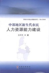 中部地区新生代农民人力资源能力建设