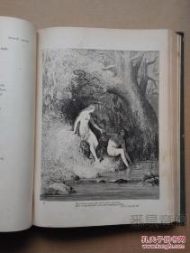 1890年左右英文版多雷（Gustave Dore）插图《失乐园》精装大开本