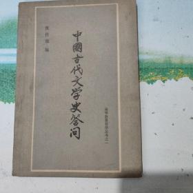 中国古代文学史答问