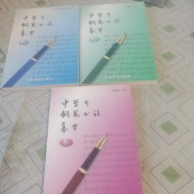 中学生钢笔书法摹本一二三（3本）内文干净