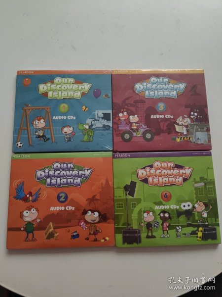 Our Discovery Island Audio CDs（1、2、3、4）4盘合售，全新！