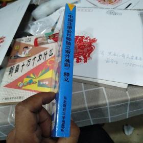 《中国注册会计师独立审计准则》释义.第二辑