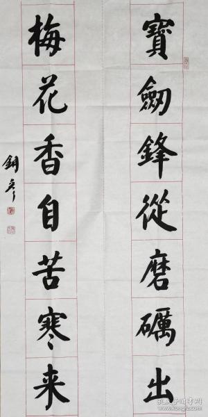 张铜彦 136*68  纸本画心 1958年10月生，河北高阳人。第六届中国书法家协会理事[2]、中国书协硬笔工作委员会副主任、中国金融书法家协会主席