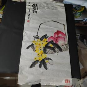 名人字画《四副合售》尺寸78×37.5cm1张/69×34cm3张 看图自签