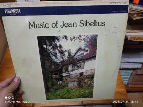 外国黑胶唱片，Musⅰc  of Jean Sibelius 光碟上的中文字幕用手机扫描而来22