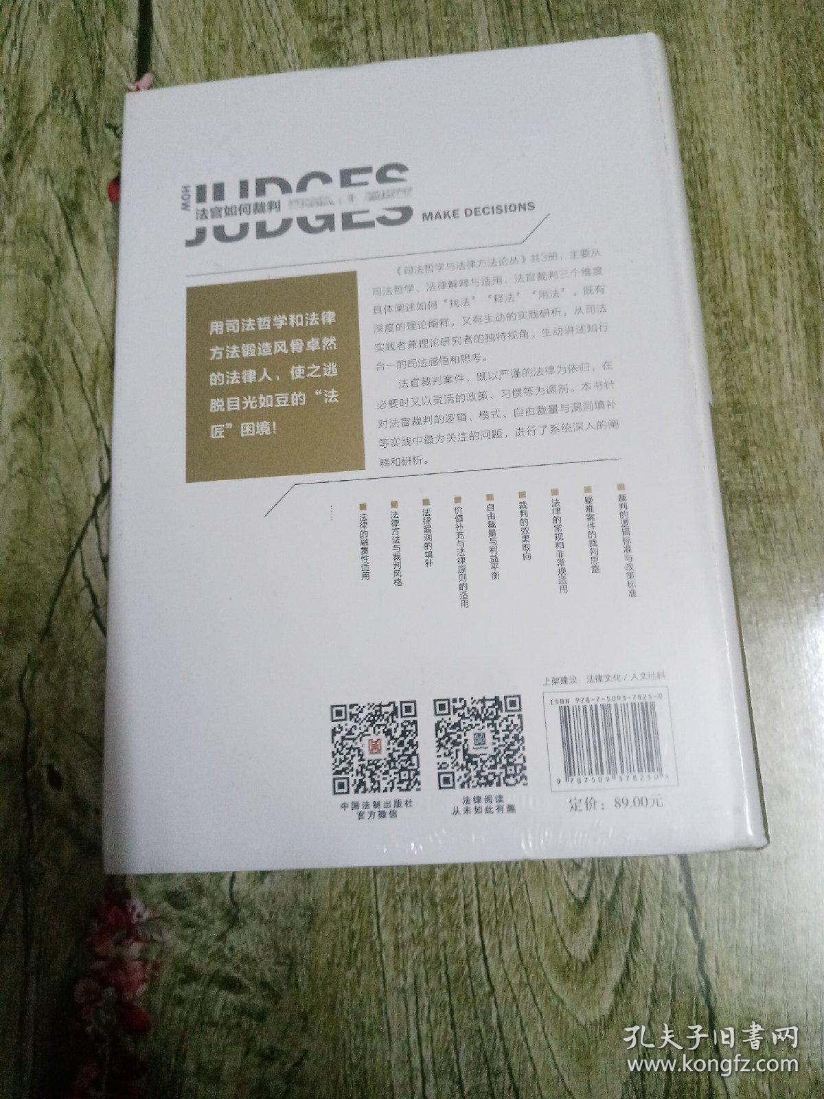 法官如何裁判/司法哲学与法律方法论丛