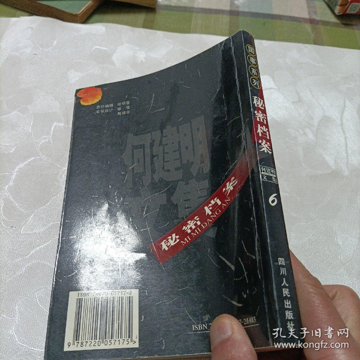 何建明文集——国事系列秘密档案