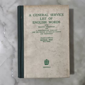 A GENERAL SERVICE LIST OF ENGLISH WORDS