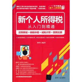 新个人所得税从入门到精通(政策解读纳税申报减免计算案例实操)