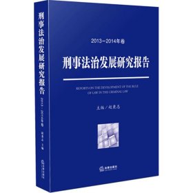 【正版书籍】刑事法治发展研究报告