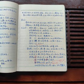 老日记本，联盟，齐世珍工作记录本，1966年手抄本，精装，无损无缺页。记录的公社的政治经济情况，抄字迹漂亮内容丰富多彩